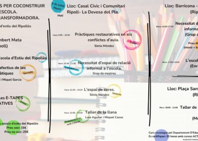 Un sac d’eines per coconstruir l’escola transformadora