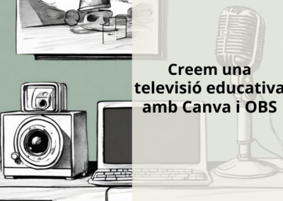 Creem una televisió educativa amb Canva i OBS