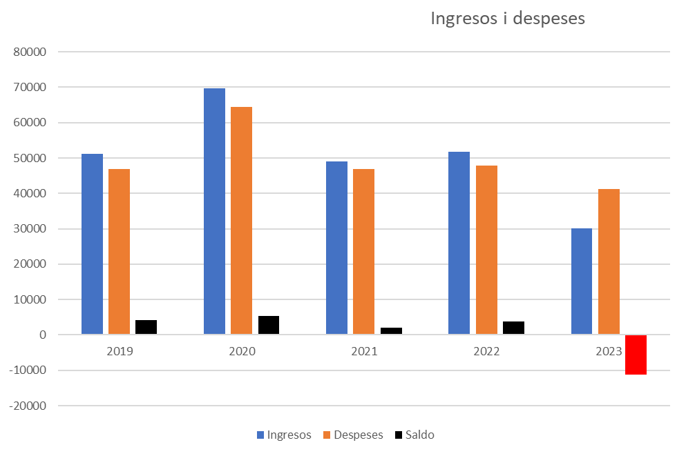 gràfica despeses 2019